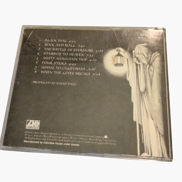 Led Zeppelin IV Audio CD Album Classic Rock Music Collection - Picture 3 of 3